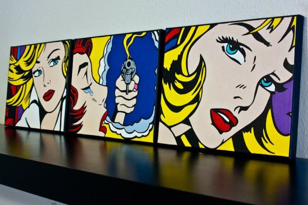 Рой Лихтенштейн комиксы