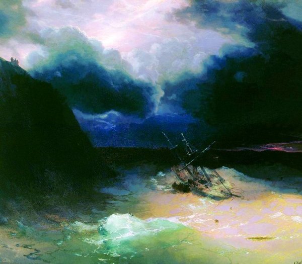 Иван Айвазовский. Волна. 1889 Г.