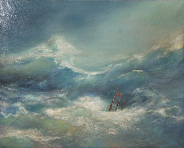 Айвазовский буря шторм