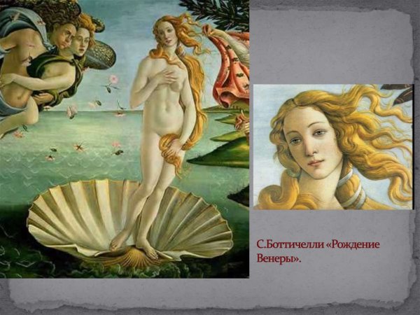Венера Милосская Боттичелли