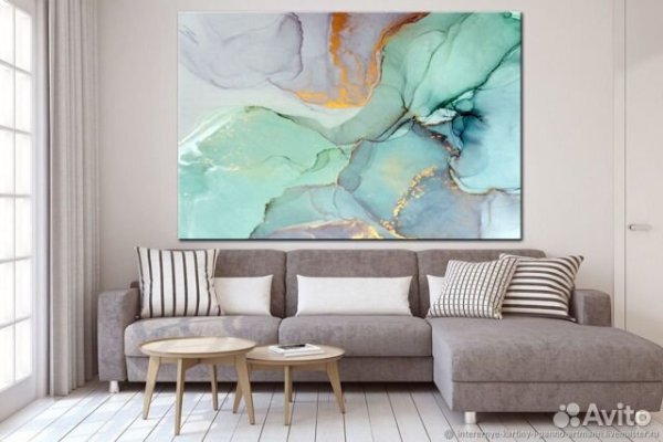 Спиртовые чернила картины в интерьере