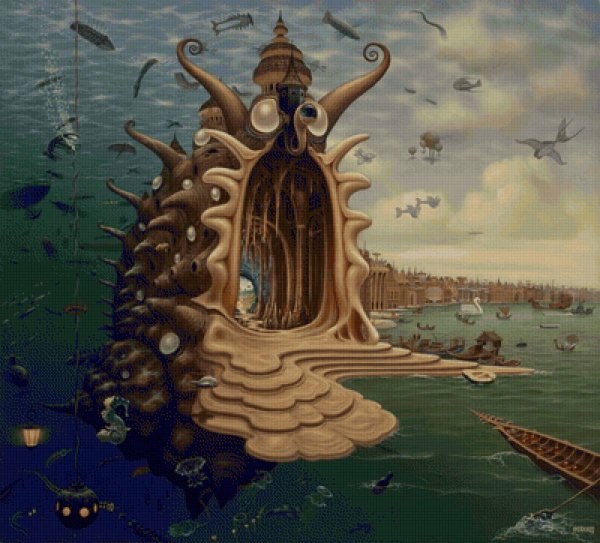 Польский художник сюрреалист Яцек Йерка