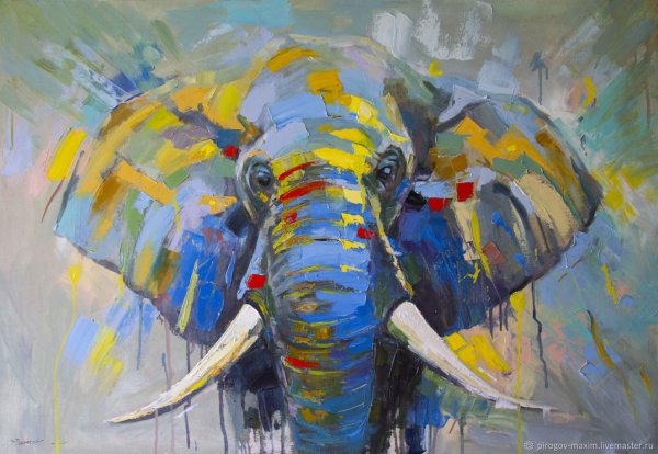 Слоны живопись