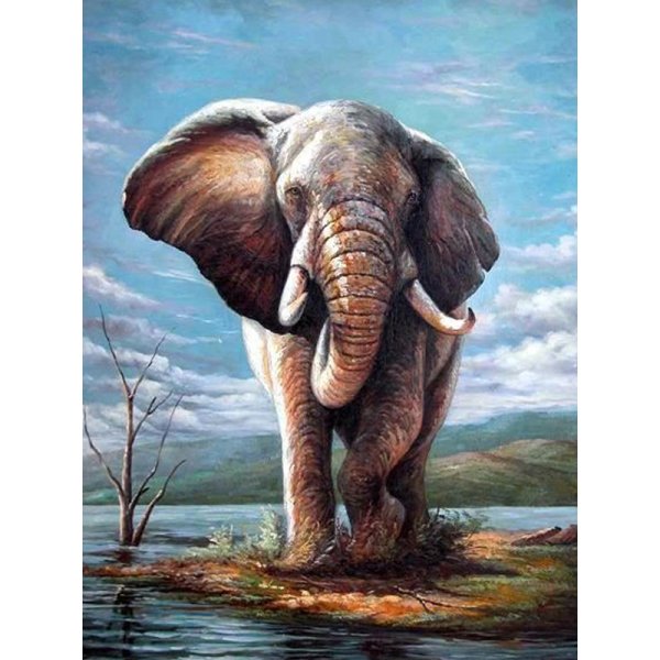 Слон в живописи и картинах