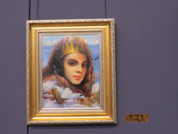 Никас Сафронов картина Мона Лиза