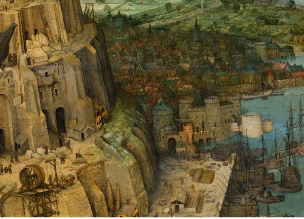 Брейгель старший Вавилонская башня 1563