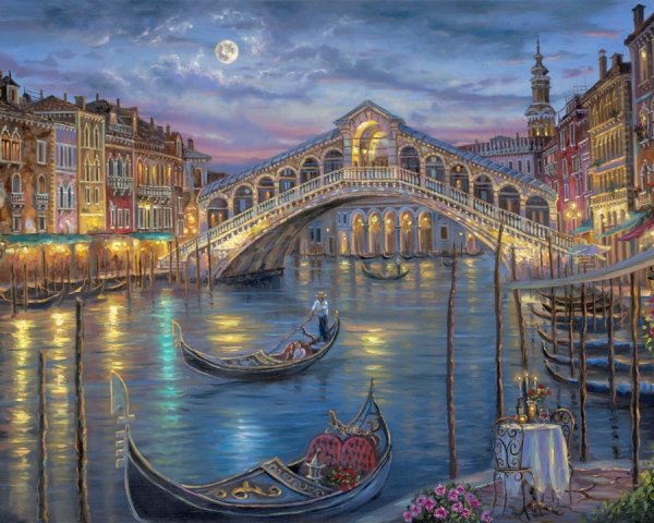 Художник Роберт Файнэл Италия