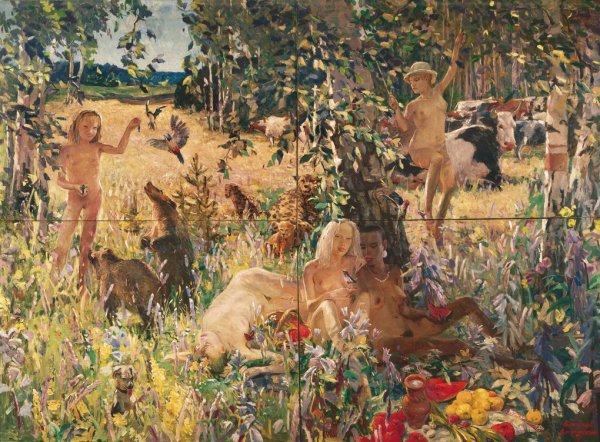 Художники Виноградов и Дубосарский