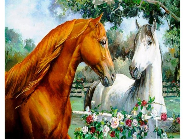 Картина лошади