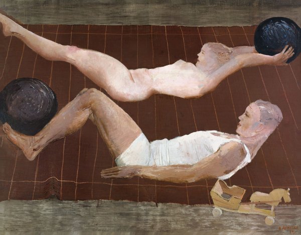 Александр Дейнека. Утренняя зарядка. 1932