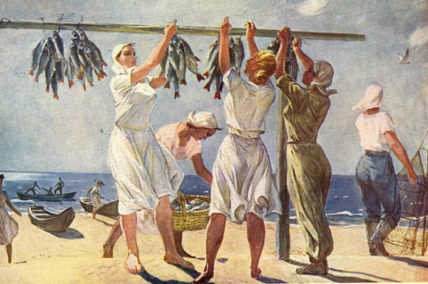 Александр Александрович Дейнека – "натурщица"