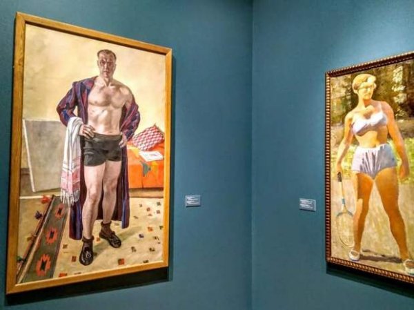 Александр Дейнека у моря. Рыбачки