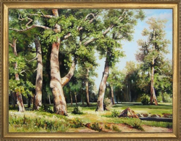 Картина Шишкина Лесная Поляна