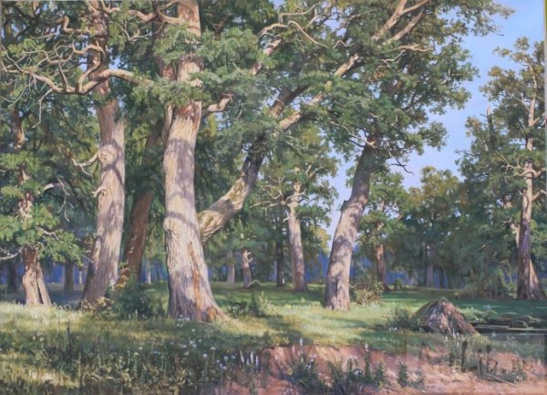 Дубовая роща, по картине Шишкина b476