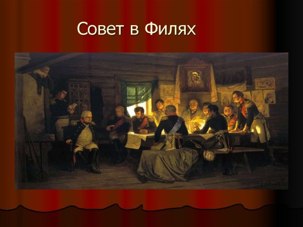 Совет Кутузова в Филях