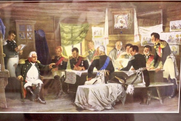 А.Д. Кившенко «военный совет в Филях»