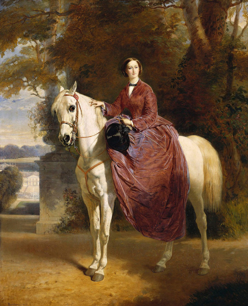 Charles Edouard Boutibonne Императрица Евгения на лошади