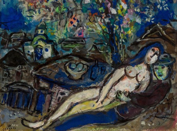 Марк Шагал рождение 1910