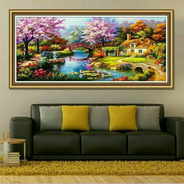 Алмазная мозаика 120х50