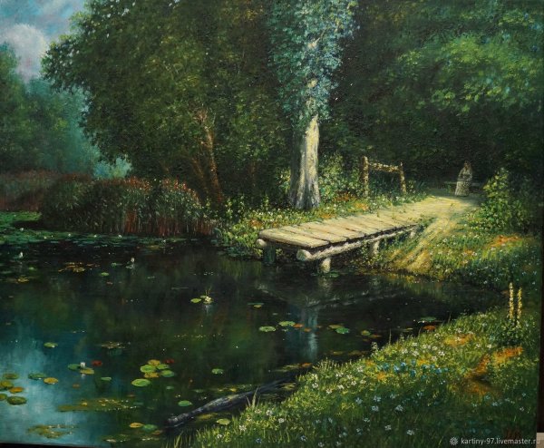 Василий Дмитриевич Поленов заросший пруд