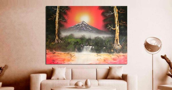 Интерьер под картину в высоком разрешении