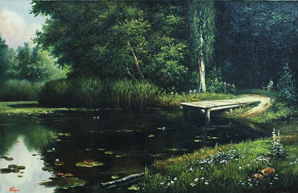 Орловский картина пруд