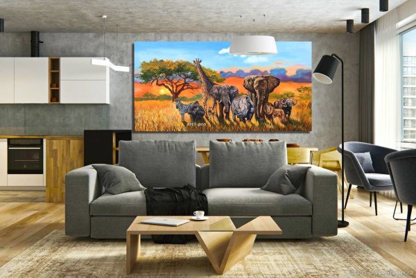 Живопись в интерьере