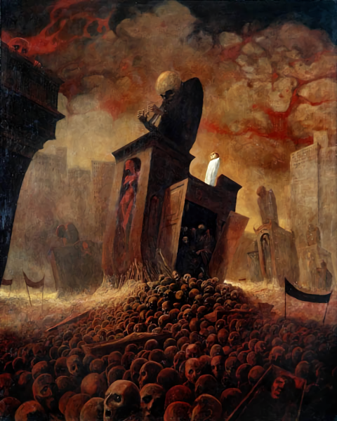 Художник Zdzislaw Beksinski
