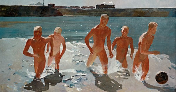 Будущие лётчики. А. Дейнека. 1938