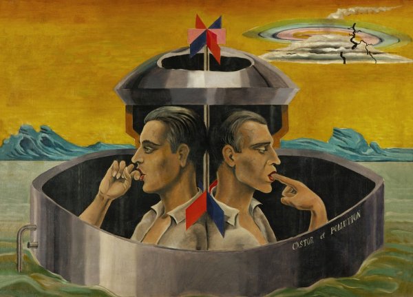 Кастор и Поллукс картина Макса Эрнста