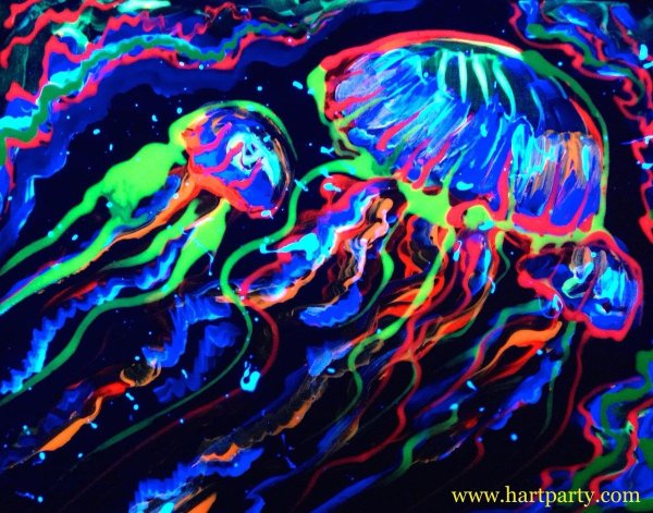 Живопись неон