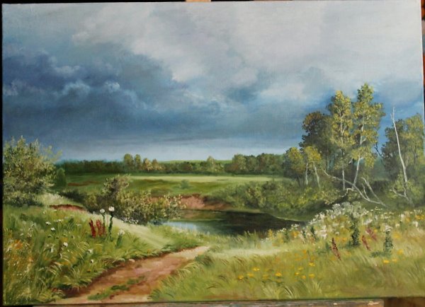 Иван Шишкин перед грозой