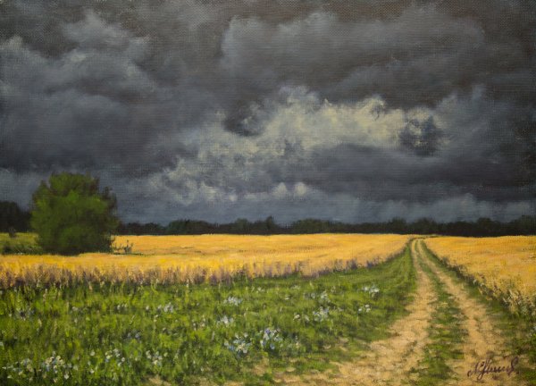 Иван Шишкин перед грозой