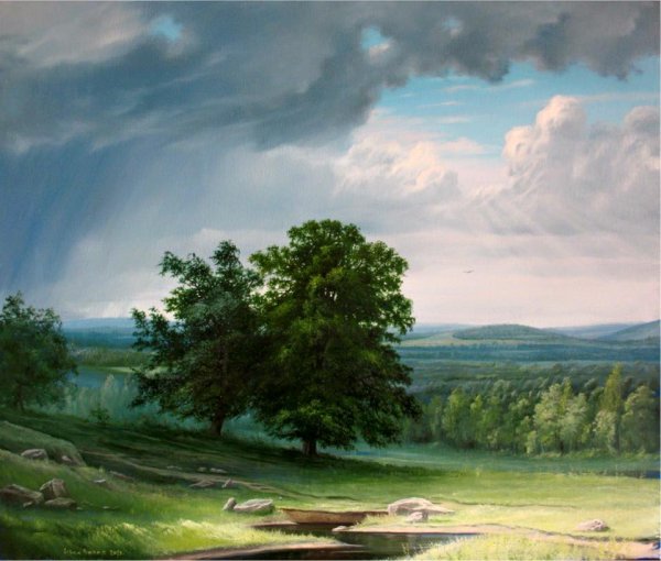 Шишкин Иван Иванович перед грозой