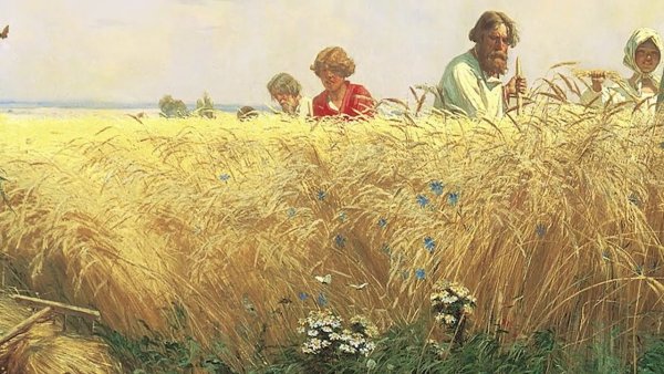 Мясоедов страдная пора Косцы