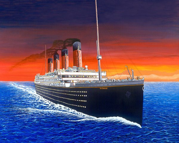 Картины с кораблем Титаник