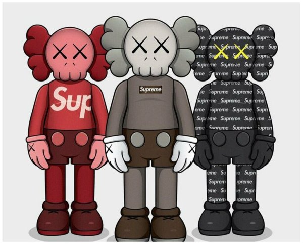 KAWS граффити