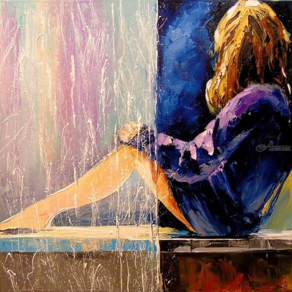 Ожидание картина маслом