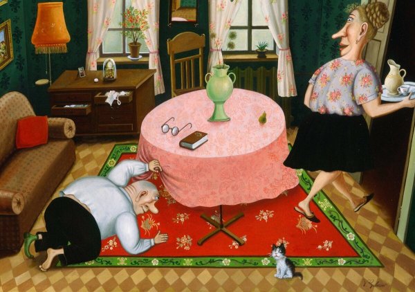 Художник примитивист Губарев Валентин