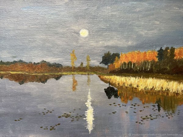 Левитан Сумерки Луна