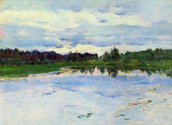 Исаак Ильич Левитан озеро