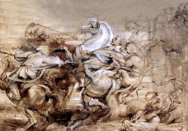 Питер Пауль Рубенс картины охота на Львов