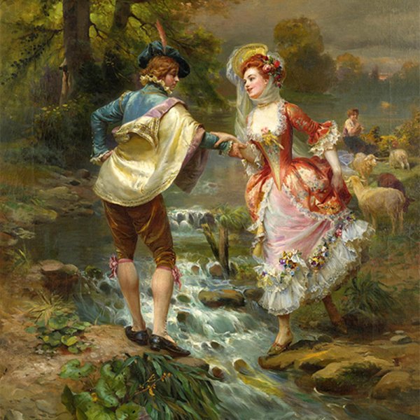 Итальянский художник Cesare Auguste Detti (1847-1914)