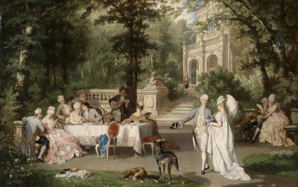 Художник Carl Schweninger (1854-1903).