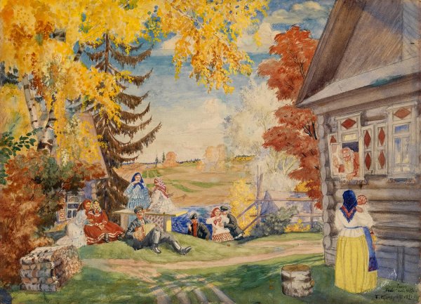 Борис Михайлович Кустодиев картины