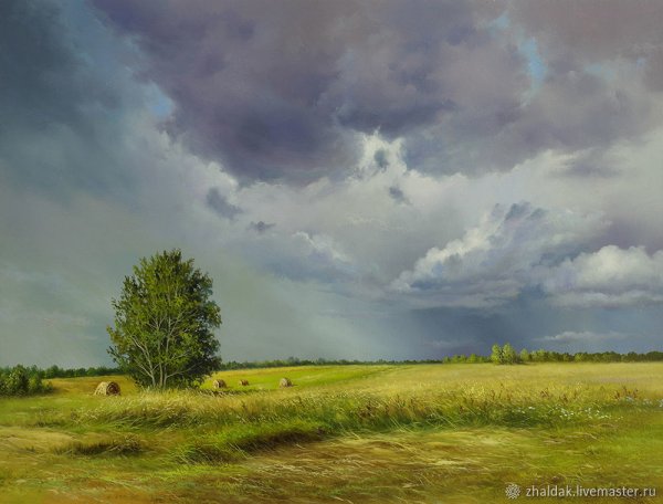 Пейзаж Шишкин перед грозой
