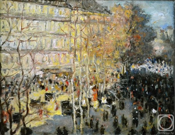 Бульвар капуцинок Клод Моне картина