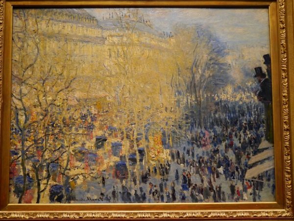 Бульвар капуцинок Клод Моне картина