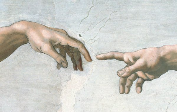 Леонардо да Винчи Сикстинская капелла руки