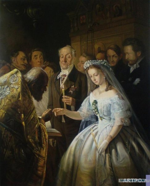 Василий Пукирев неравный брак 1862